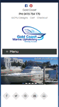 Mobile Screenshot of goldcoastmarineupholstery.com.au